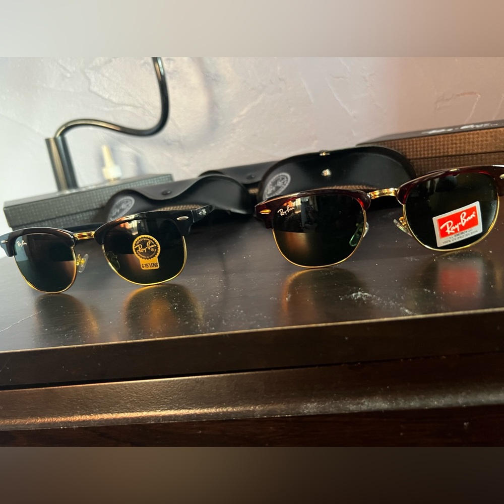 NWT Ray Ban RB3016 Clubmaster Sunglasses